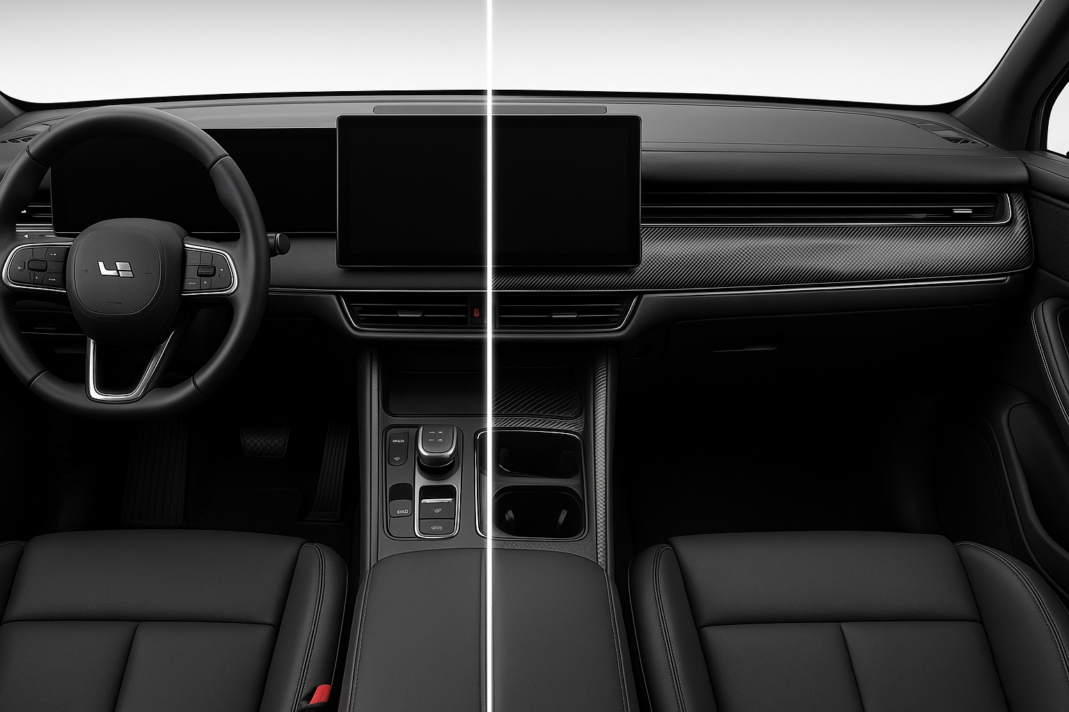 Оклейка элементов салона LiXiang (Li Auto) интерьерной плёнкой